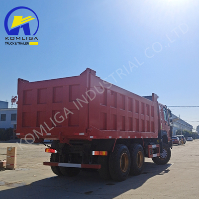 16tons 로딩 용량 Sinotruck HOWO 371HP 6X4 티퍼 트럭