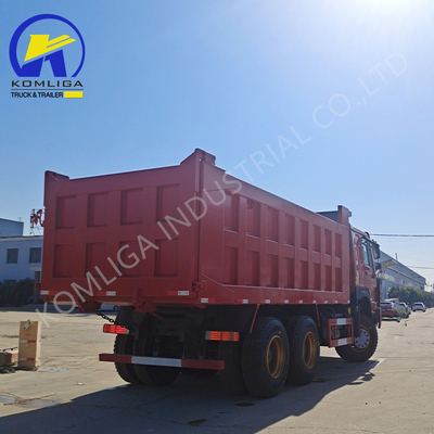 16tons 로딩 용량 Sinotruck HOWO 371HP 6X4 티퍼 트럭