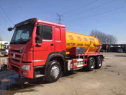 시노트룩 HOWO 6X4 371HP 336HP 사용 된 세프틱 펌프 트럭 기술 부품 지원