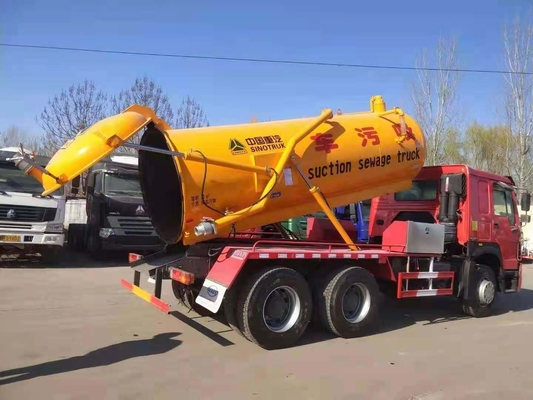 시노트룩 HOWO 6X4 371HP 336HP 사용 된 세프틱 펌프 트럭 기술 부품 지원
