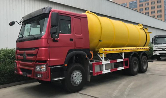 EEC 인증 10 휠 6X4 Sinotruk HOWO 사용 된 12r22.5 타이어와 세프틱 펌프 트럭