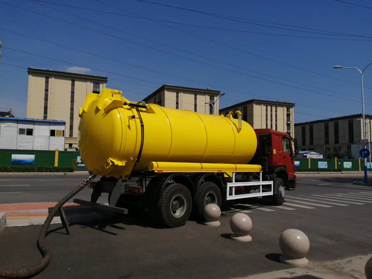 EEC 인증 10 휠 6X4 Sinotruk HOWO 사용 된 12r22.5 타이어와 세프틱 펌프 트럭
