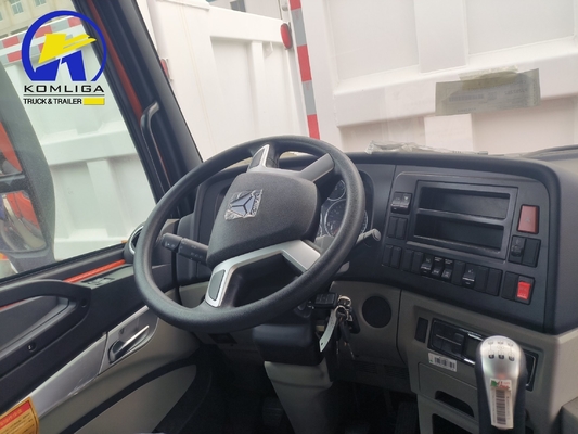 LHD/Rhd 중고용 시노트럭 HOWO 10 휠 6X4 덤프 트럭 HW76 카비와 함께 템퍼 트럭 시장에