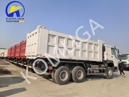 수동 변속기 타입 시노트럭 사용된 HOWO 10 휠 틱퍼 6X4 광산 덤프 트럭