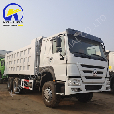 A/C Sinotruk HOWO 10 바퀴 371HP 트럭 덤프 21-30t 용량