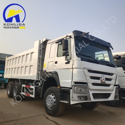 A/C Sinotruk HOWO 10 바퀴 371HP 트럭 덤프 21-30t 용량