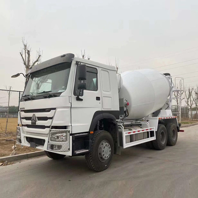 부드러운 콘크리트 혼합 HOWO 6X4 8m3 9m3 10m3 판매 후 서비스와 함께 믹서 트럭