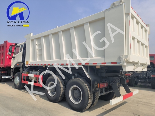 덤퍼 시노트럭 HOWO 6X4 10 바퀴 371HP 9톤 부하 용량으로 사용 된 트럭 덤퍼