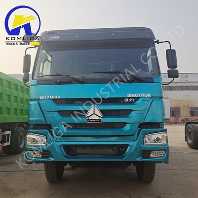 전면 리프팅 스타일 HOWO 6X4 10 바퀴 371HP 미니 티퍼 사용 된 덤프 트럭 저렴한 가격