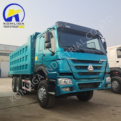 전면 리프팅 스타일 HOWO 6X4 10 바퀴 371HP 미니 티퍼 사용 된 덤프 트럭 저렴한 가격