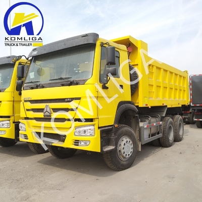 LHD/RHD 드라이빙 휠 시노트럭 HOWO 6X4 10 바퀴 371HP 미니 티퍼 사용 된 덤프 트럭