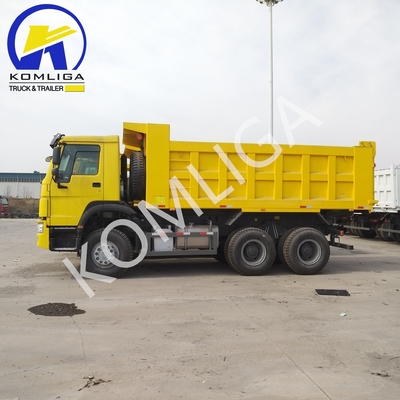 LHD/RHD 드라이빙 휠 시노트럭 HOWO 6X4 10 바퀴 371HP 미니 티퍼 사용 된 덤프 트럭