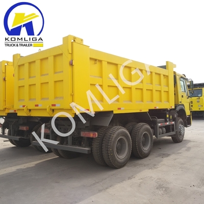 LHD/RHD 드라이빙 휠 시노트럭 HOWO 6X4 10 바퀴 371HP 미니 티퍼 사용 된 덤프 트럭