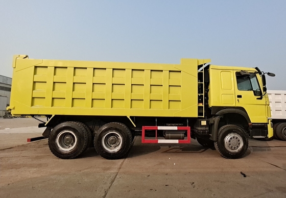 LHD/RHD 드라이빙 휠 시노트럭 HOWO 6X4 10 바퀴 371HP 미니 티퍼 사용 된 덤프 트럭