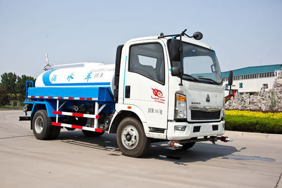 30T 유료 화물 Sinotruck HOWO 4X2 미니 2000 갤런 물 트럭 D12.42 엔진