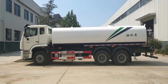 시노트럭 HOWO 371HP 6X4 스테인리스 스틸 400L 연료 탱크와 함께 식수 트럭