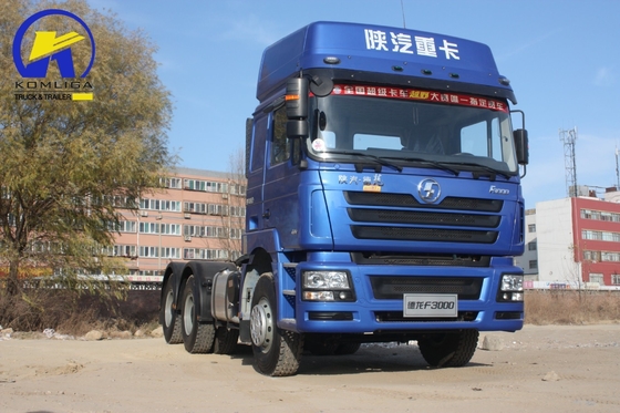 사용 된 샤크만 F3000 6X4 10 휠 반 트레일러 헤드 프라임 모버 375HP 타이어 인증 GCC