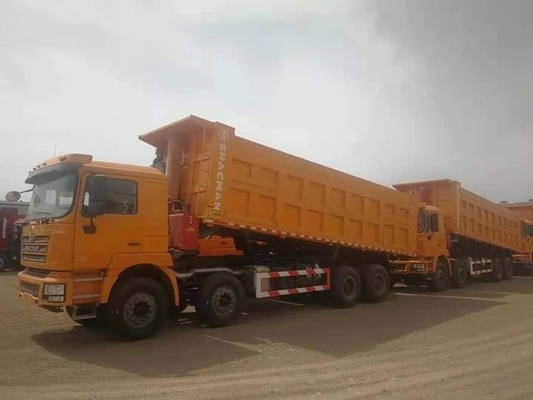 9톤 용량 화이트 샤크만 F3000 6X4 사용 된 팅퍼 덤퍼 광산 덤프 트럭