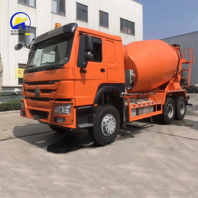 시노트루크 HOWO 8Cbm 9cbm 10cbm 시멘트 믹서 트럭 최대 300-400마력