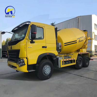 시노트루크 HOWO 8Cbm 9cbm 10cbm 시멘트 믹서 트럭 최대 300-400마력
