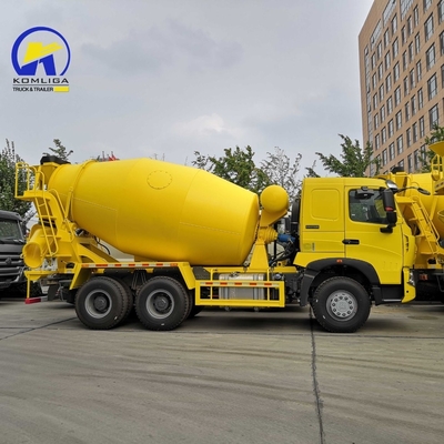 시노트루크 HOWO 8Cbm 9cbm 10cbm 시멘트 믹서 트럭 최대 300-400마력
