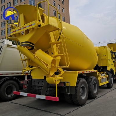 시노트루크 HOWO 8Cbm 9cbm 10cbm 시멘트 믹서 트럭 최대 300-400마력