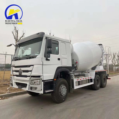 사용자 지정 중고/ Sinotruk HOWO 6X4 8cbm 10cbm 12cbm 콘크리트 시멘트 믹서 트럭
