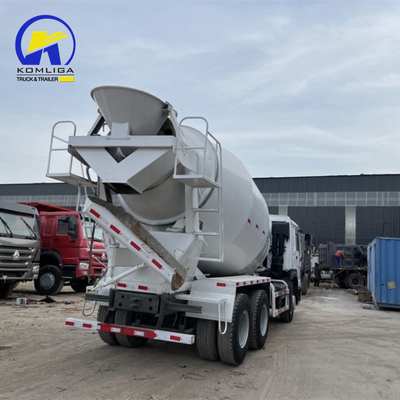 사용자 지정 중고/ Sinotruk HOWO 6X4 8cbm 10cbm 12cbm 콘크리트 시멘트 믹서 트럭