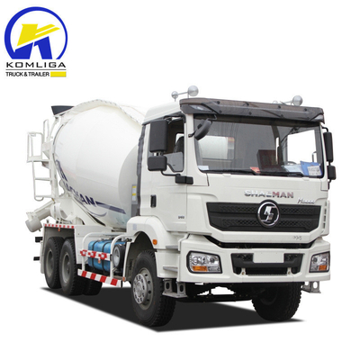 방사선 타이어 디자인 Shacman F3000 대형 건설 프로젝트용 콘크리트 믹서 트럭