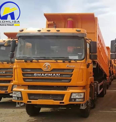 샤크맨 6X4 10 휠러 371HP 광산 템퍼 템퍼 덤퍼 엔진이 있는 사용 된 덤퍼 트럭