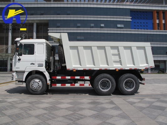 375HP 저 마일리지 샤크만 6X4 10 휠러 광산 틱퍼 틱퍼 덤퍼 사용 된 덤프 트럭