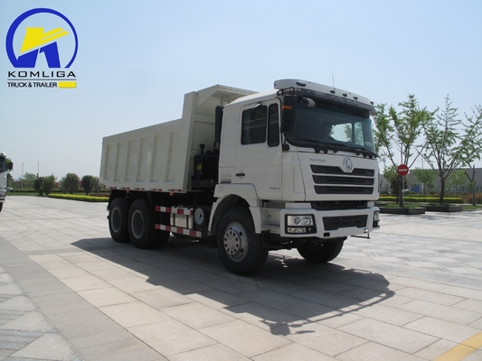 375HP 저 마일리지 샤크만 6X4 10 휠러 광산 틱퍼 틱퍼 덤퍼 사용 된 덤프 트럭