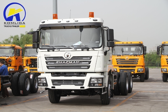 375HP 저 마일리지 샤크만 6X4 10 휠러 광산 틱퍼 틱퍼 덤퍼 사용 된 덤프 트럭