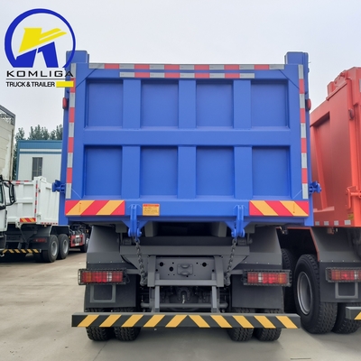 351-450hp 유로 5 6X4 20-30 톤 중량 3 축 10 바퀴 Sinotruk HOWO 사용 된 덤프 트럭