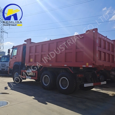 Zf8118 스티어링 시스템 6X4 20-30 톤 중량 3 축 10 바퀴 Sinotruk HOWO 덤프 트럭