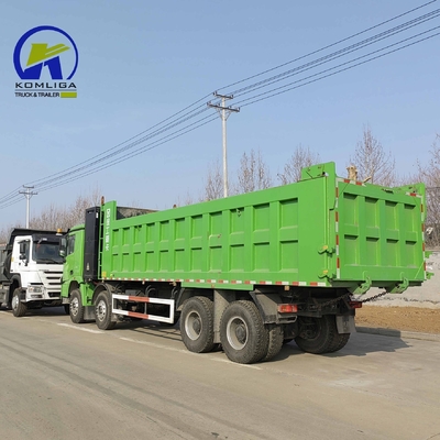 사용 된 덤프 트럭 371HP 380HP 400HP 40tons Sinotruk HOWO 8X4 12바퀴의 티퍼 트럭