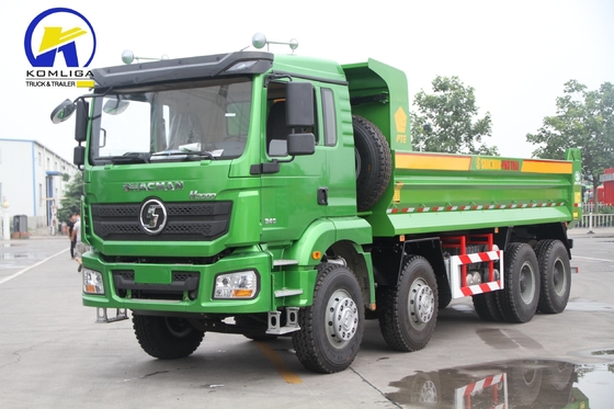 6X4 샤크맨 M3000 F3000 371HP 380HP 400HP 430HP 10바퀴 U 모양 사용 된 덤프 트럭
