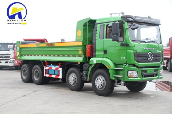 6X4 샤크맨 M3000 F3000 371HP 380HP 400HP 430HP 10바퀴 U 모양 사용 된 덤프 트럭