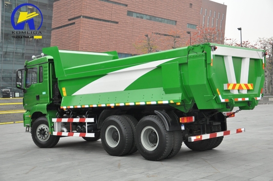 6X4 샤크맨 M3000 F3000 371HP 380HP 400HP 430HP 10바퀴 U 모양 사용 된 덤프 트럭