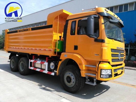 GCC 인증 Shacman 덤프 트럭 6X4 10바퀴 20톤 25톤 30톤 고마력