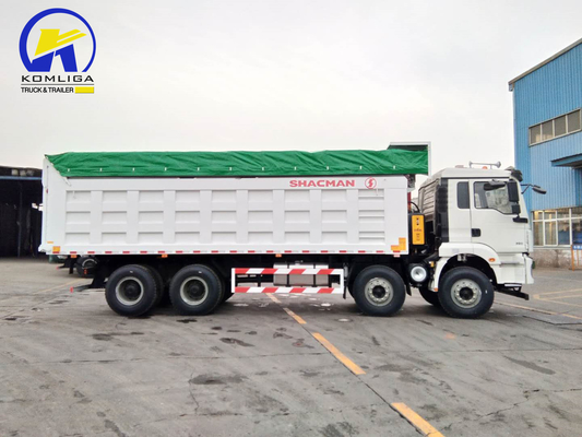 말력 351-450hp 샤크만 M3000 H3000 8X4 12륜 트립퍼 트럭 사용 된 덤프 트럭