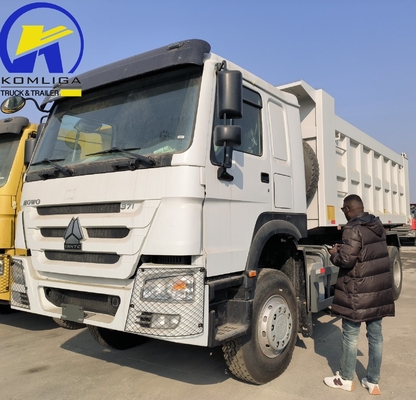 GCC 인증 중고 Sinotruk HOWO 6X4 10바퀴 371HP 380HP 400HP 30톤 덤프 트럭