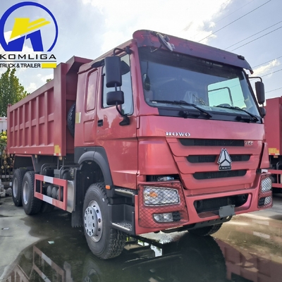 GCC 인증 중고 Sinotruk HOWO 6X4 10바퀴 371HP 380HP 400HP 30톤 덤프 트럭