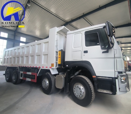 시노트룩 HOWO 8X4 12바퀴 371HP 380HP 400HP 40tons 좋은 상태 덤프 트럭