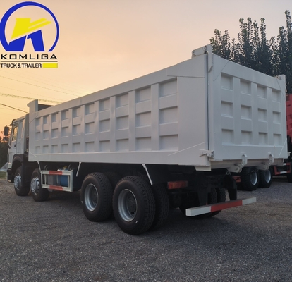 시노트룩 HOWO 8X4 12바퀴 371HP 380HP 400HP 40tons 좋은 상태 덤프 트럭