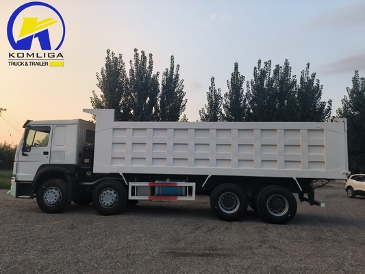 시노트룩 HOWO 8X4 12바퀴 371HP 380HP 400HP 40tons 좋은 상태 덤프 트럭