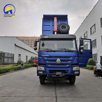 사용 된 HOWO 덤프 트럭 8X4 12바퀴 371HP 380HP 400HP 앞 리프팅 스타일 좋은 상태