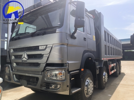 시노트룩 HOWO 8X4 12바퀴 틱퍼 트럭 371HP 380HP 400HP 430HP 50톤 사용 및 덤프 트럭