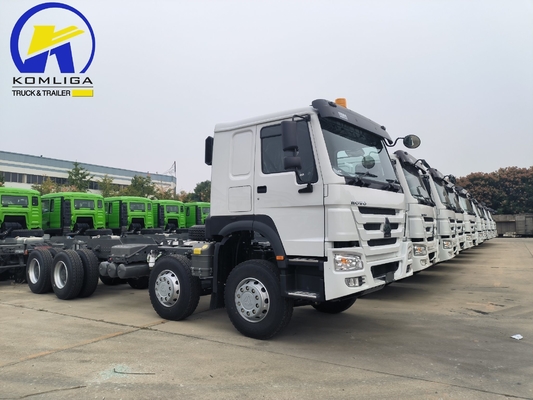 시노트룩 HOWO 8X4 12바퀴 틱퍼 트럭 371HP 380HP 400HP 430HP 50톤 사용 및 덤프 트럭