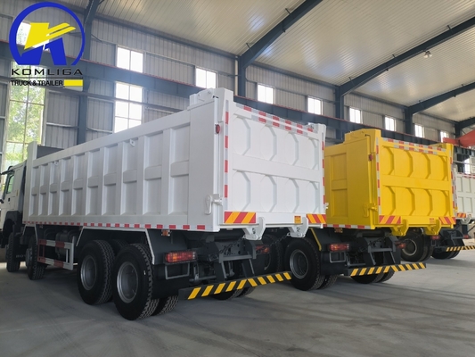 시노트룩 HOWO 8X4 12바퀴 틱퍼 트럭 371HP 380HP 400HP 430HP 50톤 사용 및 덤프 트럭